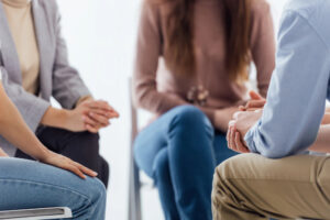 Discussion at infertility support group