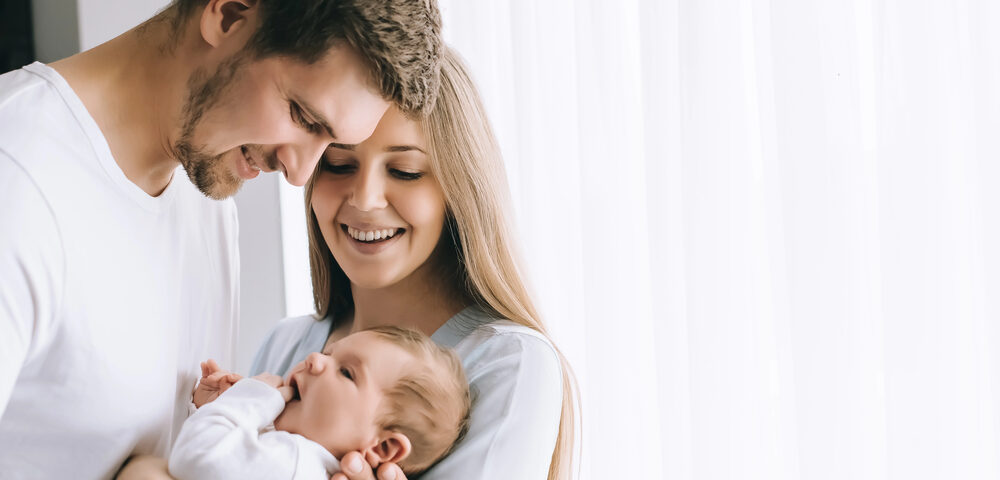 Family with child born via IVF