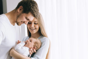 Family with child born via IVF