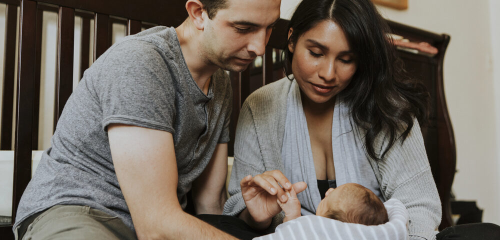 Australian couple with baby born via surrogacy