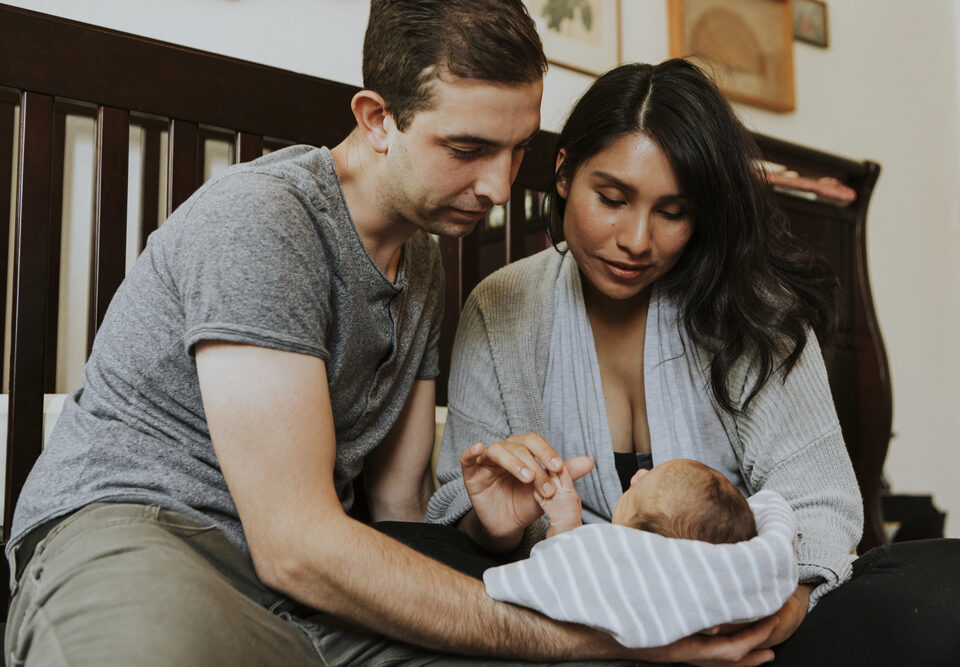 Australian couple with baby born via surrogacy