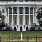 Front view of The White House